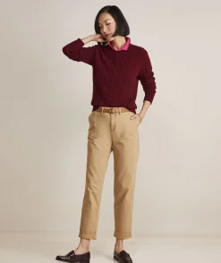 Ribbed Cashmere Polo Sweater