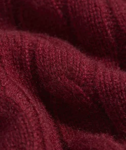 Ribbed Cashmere Polo Sweater