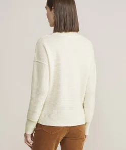 Ribbed Cashmere Polo Sweater