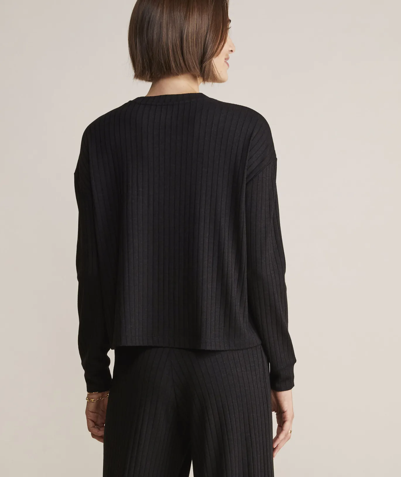 Ribbed Dreamcloth® Crewneck