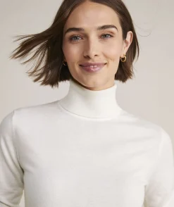 Rollneck Breton Stripe Sweater Dress