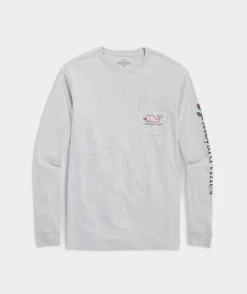 Romantic Whale Long-Sleeve Pocket Tee