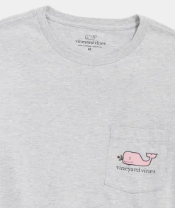 Romantic Whale Long-Sleeve Pocket Tee