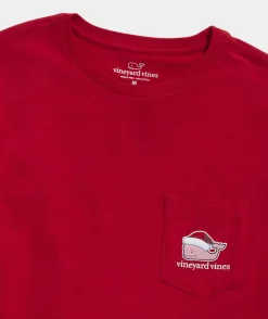 Santa Whale Long-Sleeve Pocket Tee