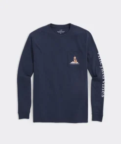 Santa's Helper Long-Sleeve Pocket Tee