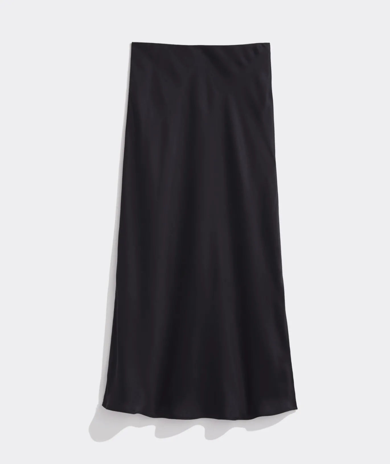 Satin Midi Slip Skirt