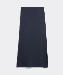 Satin Midi Slip Skirt