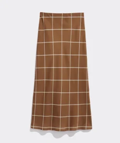 Satin Midi Slip Skirt