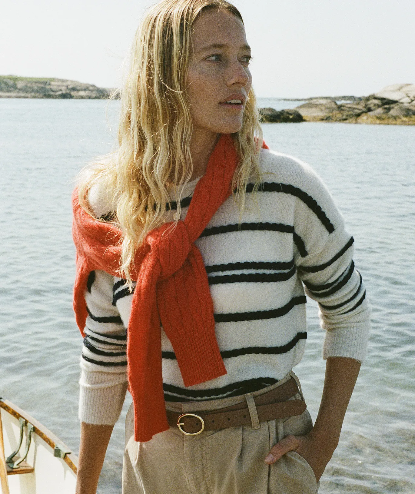 Seaspun Cashmere Colorblock Cardigan