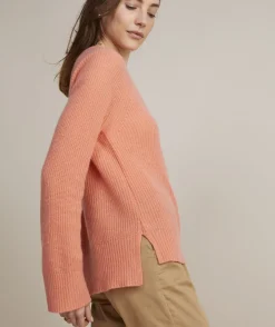 Seaspun Cashmere Ribbed Crewneck Sweater