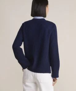Seaspun Cashmere Ribbed Crewneck Sweater
