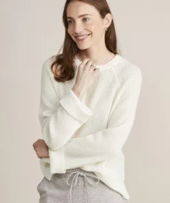 Seaspun Cashmere Ribbed Crewneck Sweater