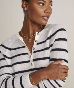 Seaspun Cashmere Waffle-Knit Mockneck Sweater