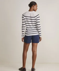 Seaspun Cashmere Waffle-Knit Mockneck Sweater