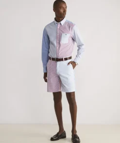 Seersucker Party Stretch Breaker Shorts