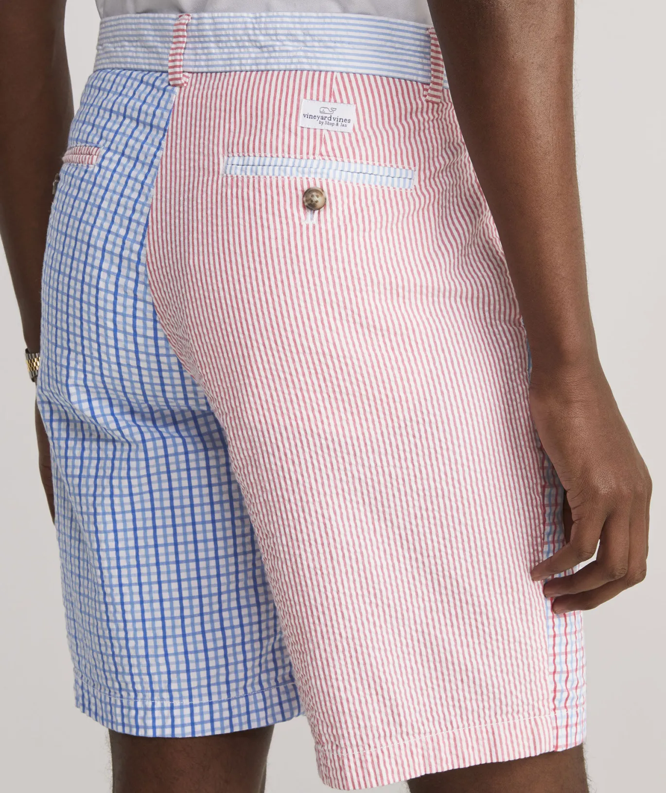 Seersucker Party Stretch Breaker Shorts