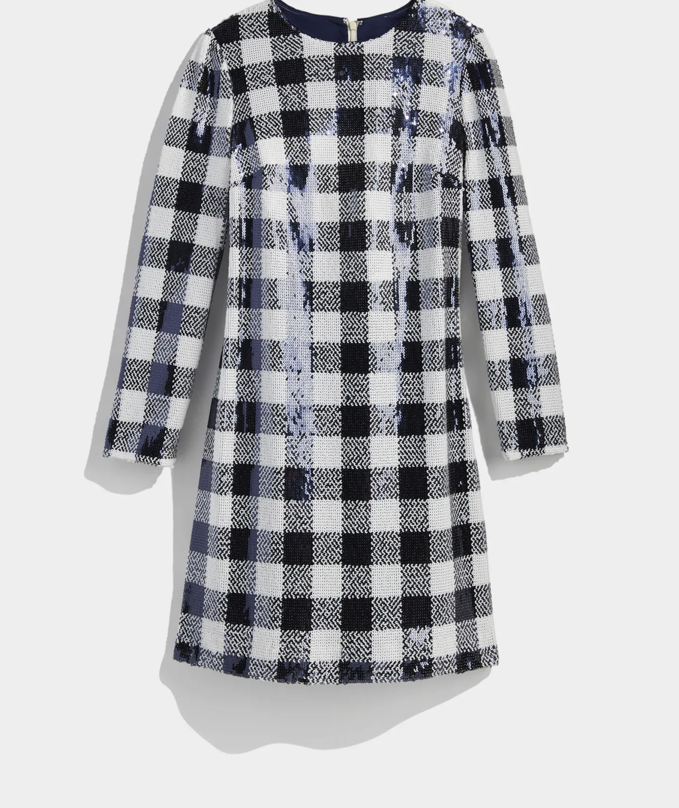 Sequin Check Dress
