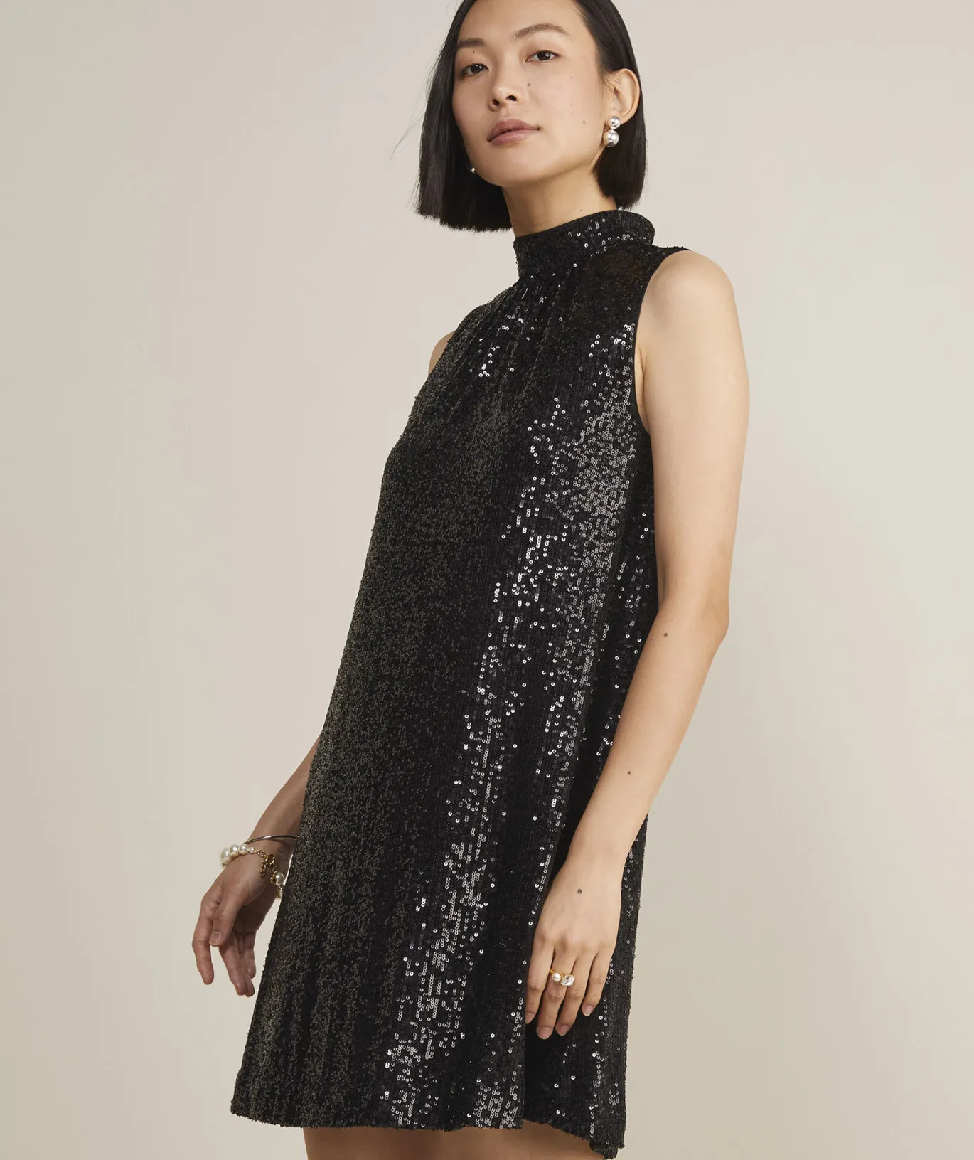 Sequin Swing Dress