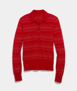Shine Boucle Bow Back Sweater