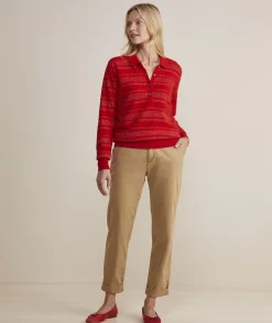 Shine Boucle Bow Back Sweater