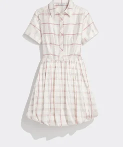 Silk Dupioni Bubble Shirtdress