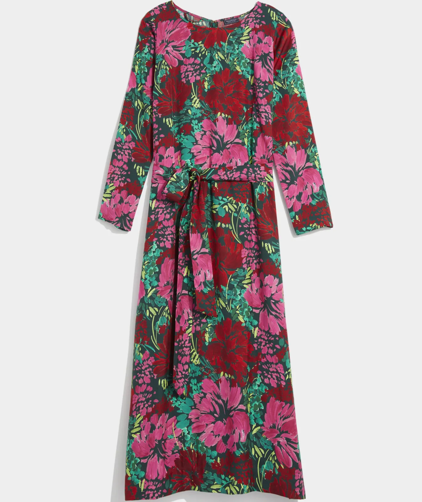 Silk Twill Maxi Dress