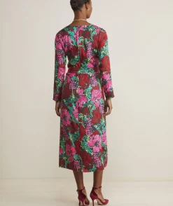 Silk Twill Maxi Dress
