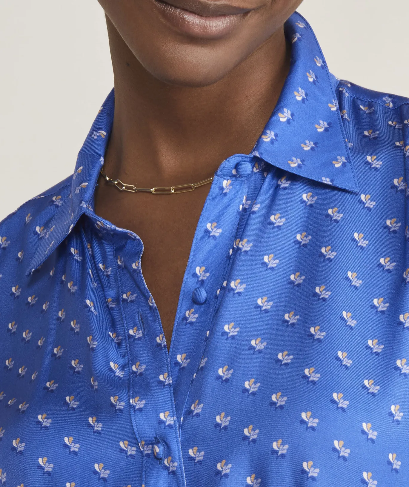 Silk Twill Midi Shirtdress