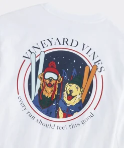 Ski Dogs Long-Sleeve Pocket Tee