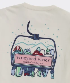 Ski Lift Logo Box Long-Sleeve Tee