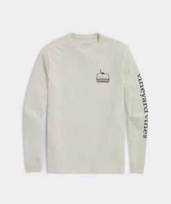 Ski Lift Logo Box Long-Sleeve Tee
