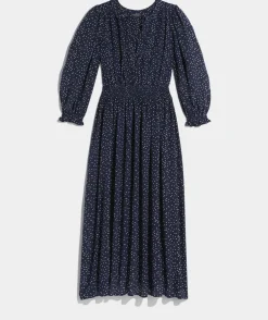 Smocked Waist Maxi Dress