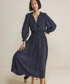 Smocked Waist Maxi Dress