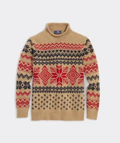 Snowflake Rollneck Sweater