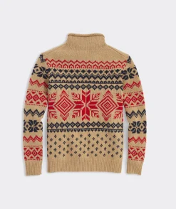 Snowflake Rollneck Sweater