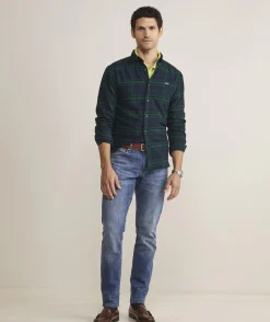Stretch Flannel Blackwatch Shirt