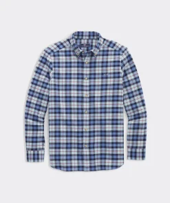 Stretch Flannel Plaid Shirt