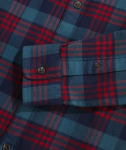 Stretch Flannel Plaid Shirt