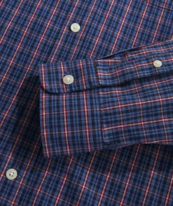 Stretch Poplin Check Shirt