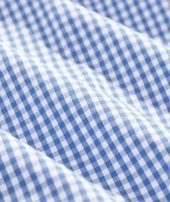 Stretch Poplin Gingham Shirt