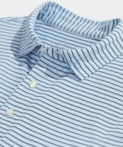 Stretch Poplin Stripe Shirt