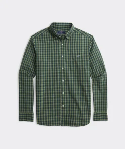 Stretch Poplin Tartan Shirt