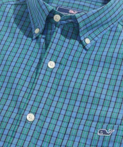 Stretch Poplin Tartan Shirt