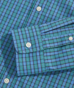 Stretch Poplin Tartan Shirt