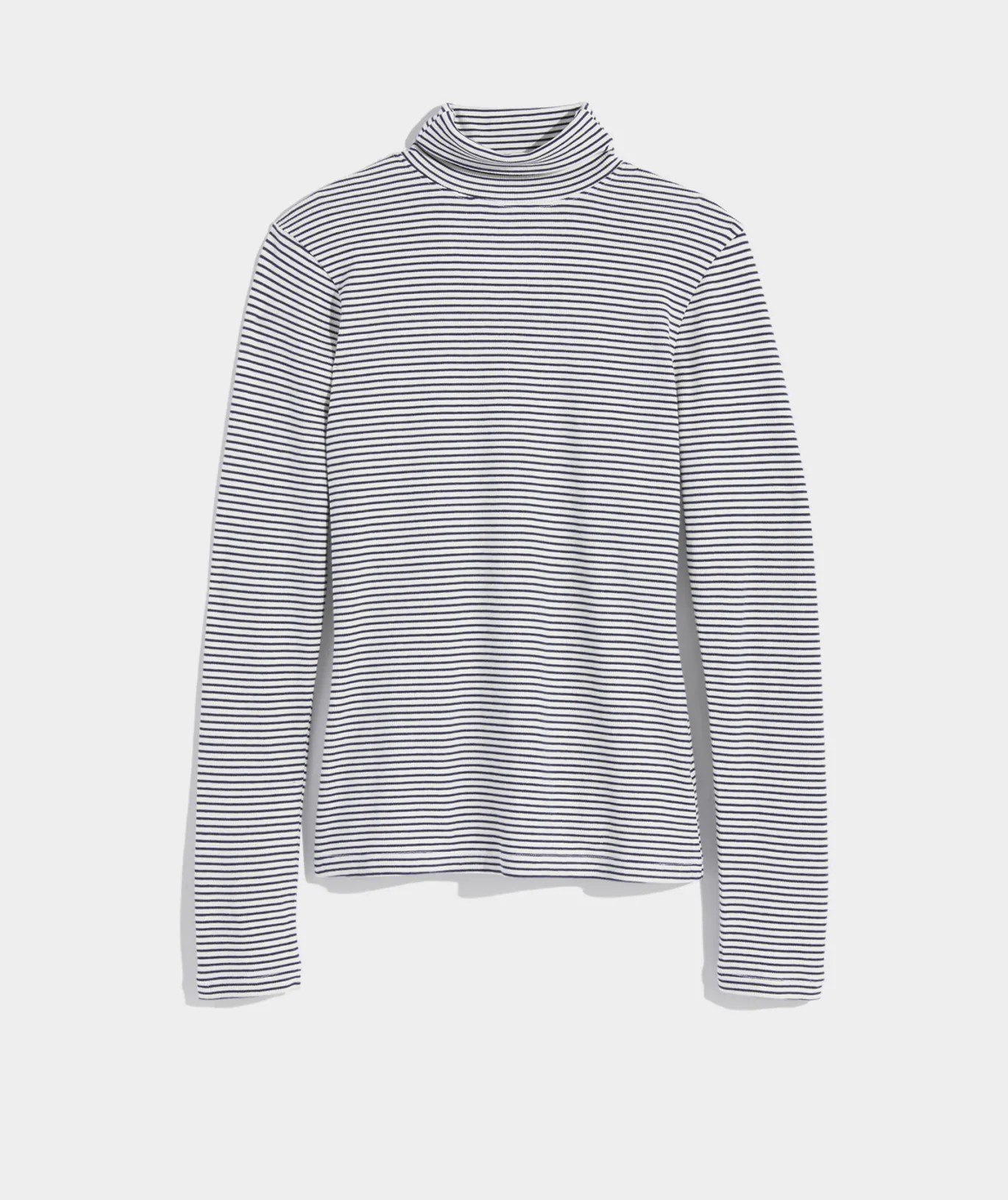 Striped Jamestown Mockneck Tee