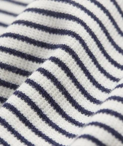 Striped Jamestown Mockneck Tee