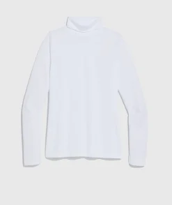 Striped Pima Cotton Turtleneck