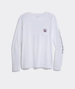 Striped vineyard vines Embroidered Tee