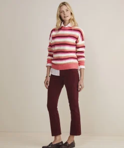 Sunshine Intarsia Cashmere Crewneck Sweater