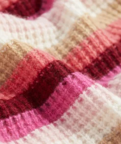 Sunshine Intarsia Cashmere Crewneck Sweater